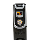 Anko 11 Fin Digital Oil Heater / 3 Heat Settings - Black
