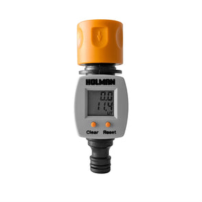 Holman Flow Meter Counter / Suits 12mm Tap or Hose Fittings