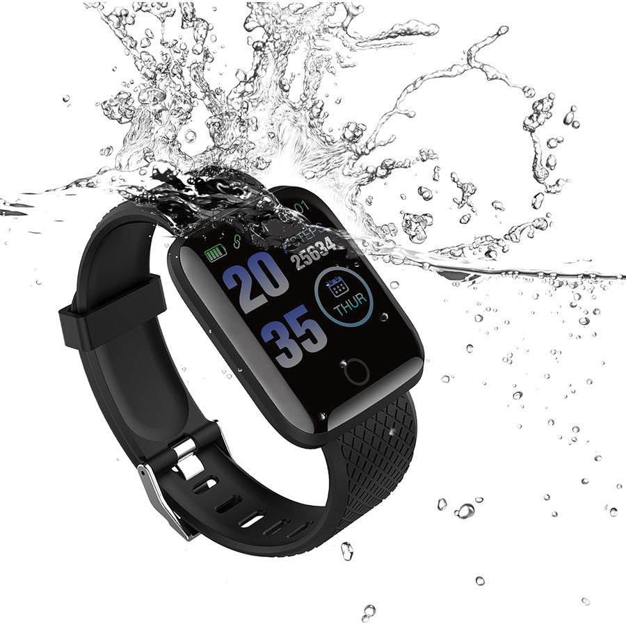 Laser V-Fitness Momentum Smart Watch - Black / Ideal Gift for Kids