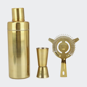 Cocktail Shaker Set - Gold