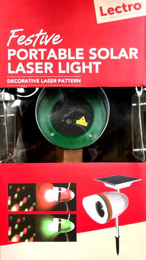 Lectro Festive Portable Solar laser Light