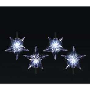 Mirabella Christmas Solar Powered 30 LED Stars Light Set - Cool White
