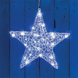 Lytworx 38cm White LED 2D Star Light