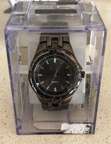 Black Men's Quartz Watch - Stainless Steel Case - TheITmart