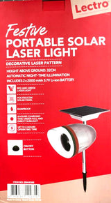 Lectro Festive Portable Solar laser Light