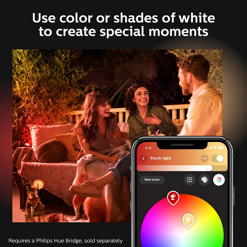 Philips Hue Outdoor White & Colour Spot Light Base Kit - TheITmart