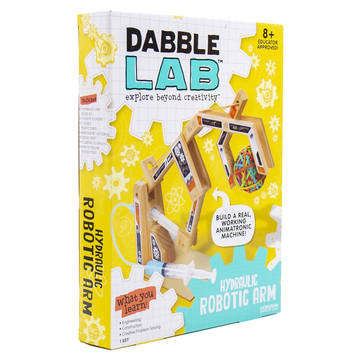 Dabble Lab Hydraulic Robot Arm Kit for Ages 8+ Years - TheITmart