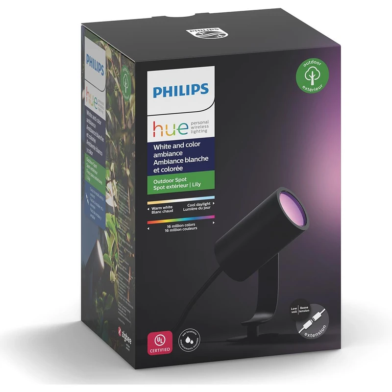 Philips Hue Outdoor White & Colour Spot Light Base Kit - TheITmart