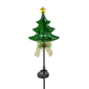 Click Festive Xmas Tree Solar LED Stake Light
