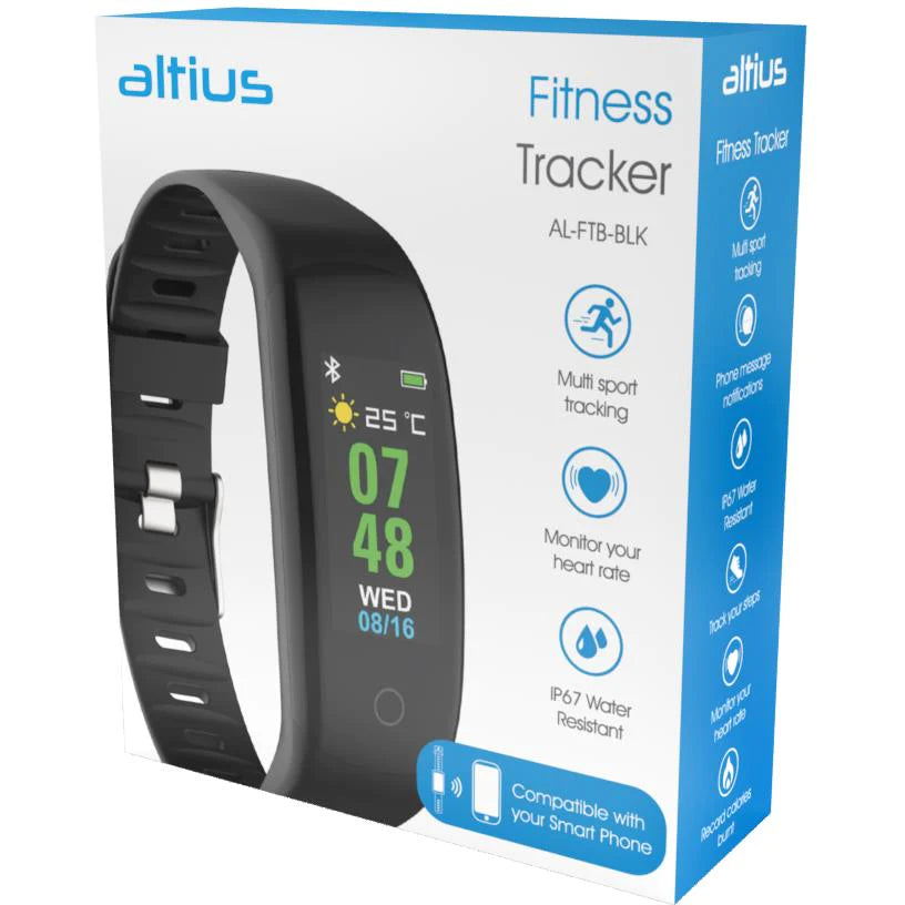 Altius Activity Tracker (Black) - AL-FTB-BLK