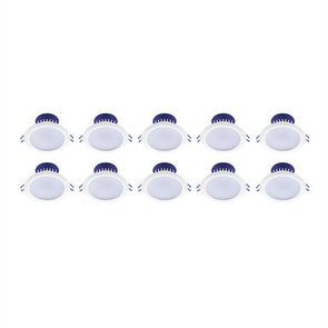 Deta 9W IP44 Tri Colour Dimmable LED Downlight - 10 Pack