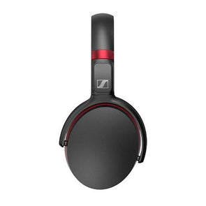Sennheiser HD 458BT Over-Ear Wireless Noise Cancelling Headphones (Black/Red)