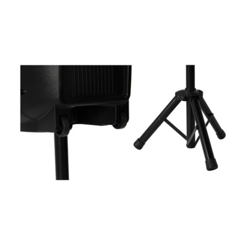 Bluetooth Tripod Party Speaker with RGB - Black / Acoustic Audio - TheITmart