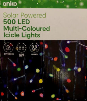 Anko Solar Powered 500 LED ICICLE Lights