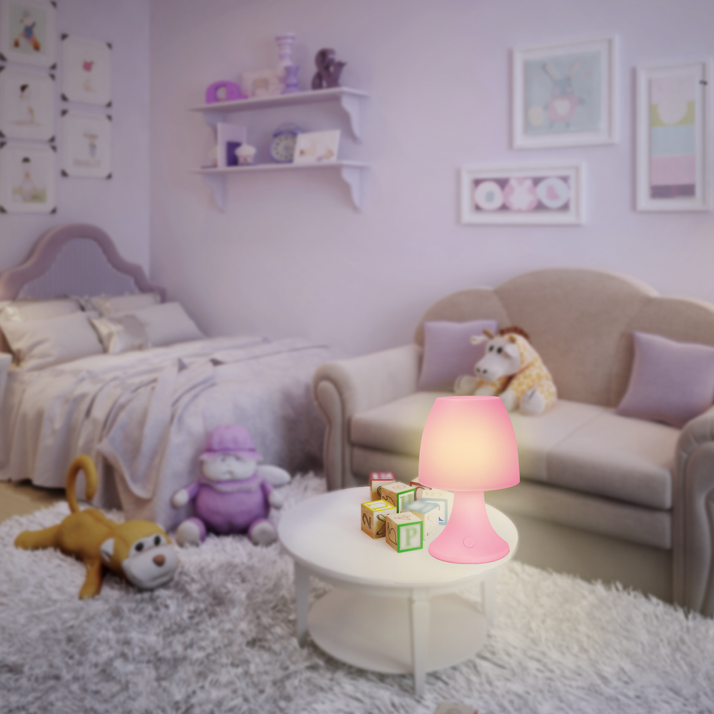 Luce Bella Mushroom LED Night Light in White, Pink, Turquoise or Blue Colours - TheITmart