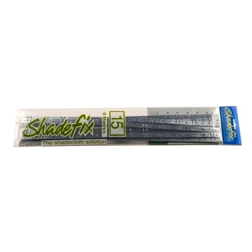 Krugers Shadefix 600mm Shadecloth Strip Fasteners - 15 Pack / Prevents Sagging