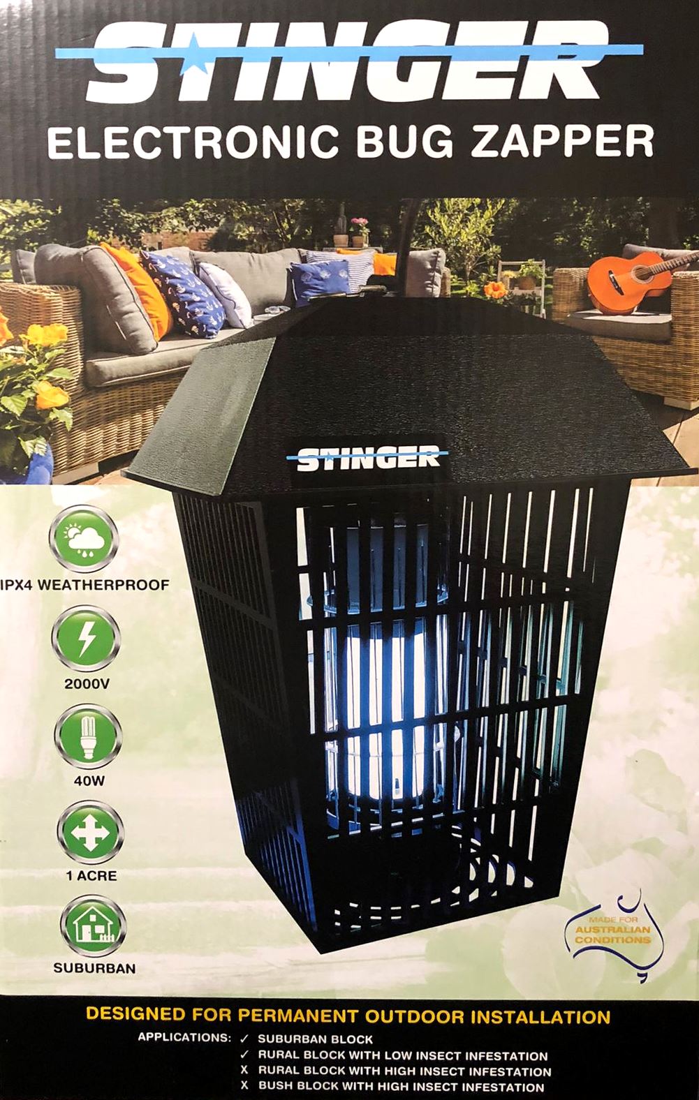 Stinger Electronic Bug Zapper - TheITmart