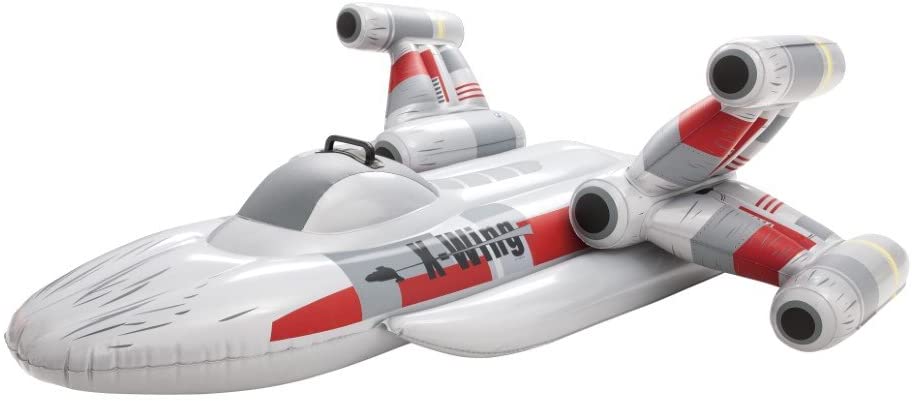 Bestway Star Wars X-Fighter Inflatable Rider Toy - White