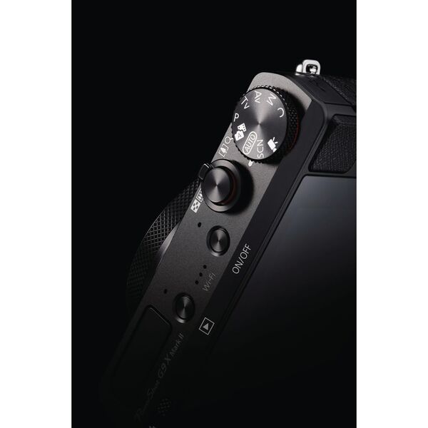 Canon PowerShot G9X Mark II Camera Black/ 20.1 MP with 28 mm Wide Angle Lens