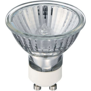 Philips 50W GU10 60 Degree 470 Lumens Clear Halogen Globes - 4 Pack