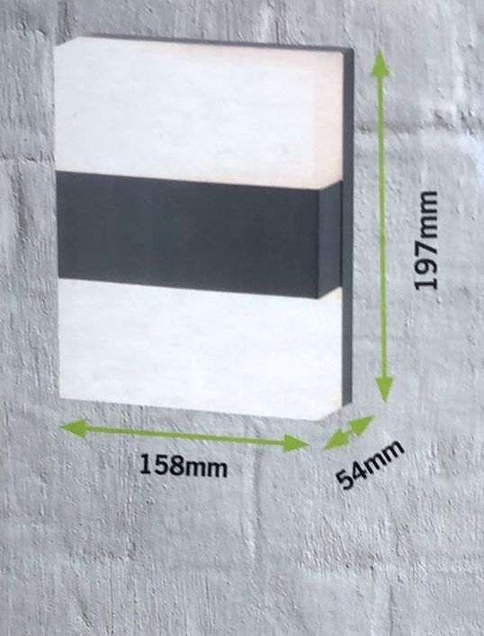 Arlec LED Wall Light 9W Integrated LED