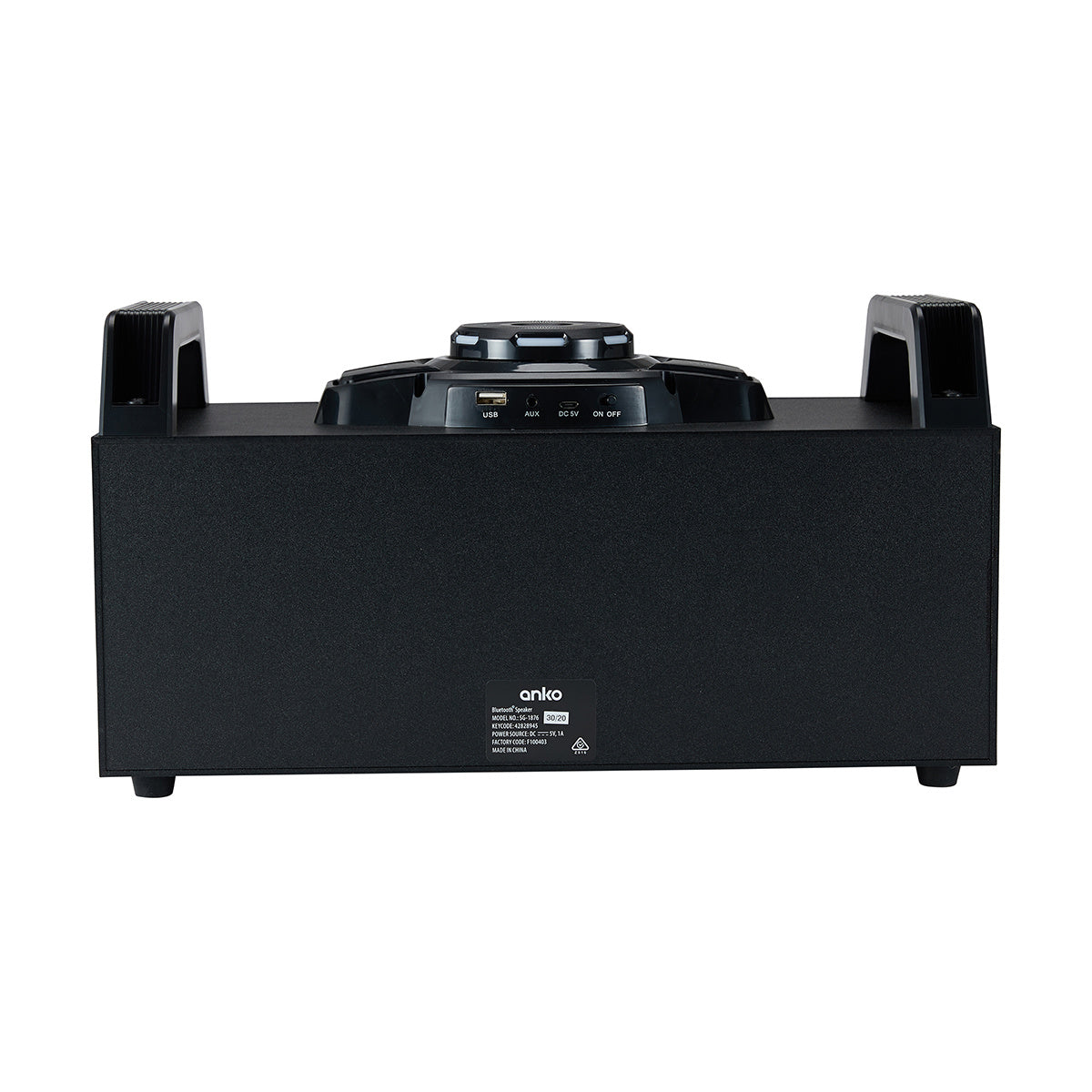 Bluetooth Bench Speaker 20W RMS  with LED Lights/FM Radio/USB/Aux