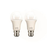 Mirabella 9W 800lm RGB And White Genio Smart Wi-Fi Glass LED BC Light Globe - 2 Pack