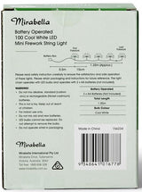 Mirabella Christmas Battery Operated 100 LED Mini Firework String Lights - TheITmart