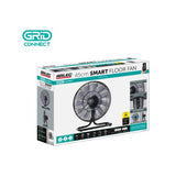 Arlec 45cm Black Grid Connect Smart DC Floor Fan - AFDC4501HA / 6 Speed Setting