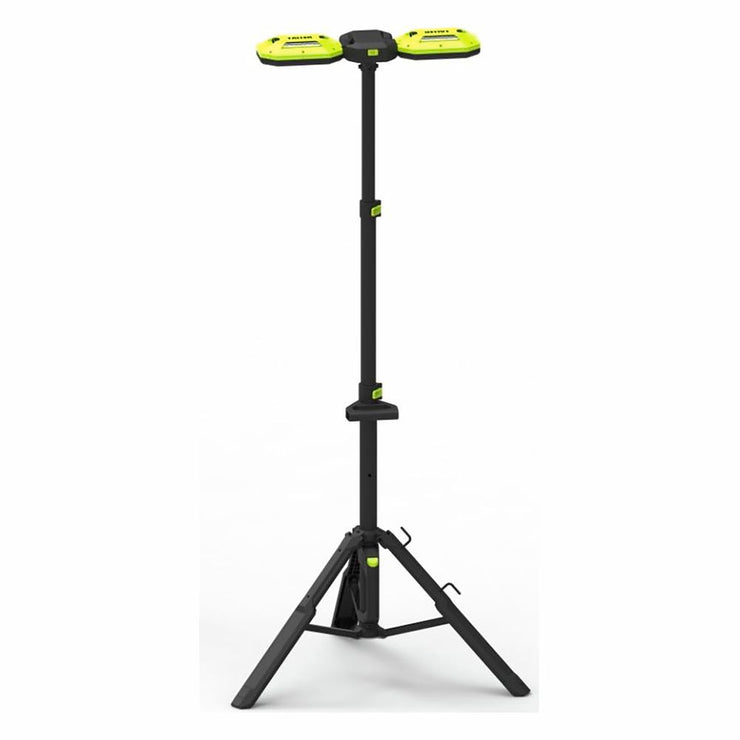 Taller 3000lm Two Head LED Worklight With Tripod/Adjustable Lighting Head