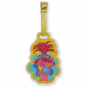 Trolls Luggage Bag Tag - Yellow/ Suitable for Ages 3+ Years