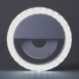 Anko Selfie Ring Light 8.5cm (Dia.) Rechargeable