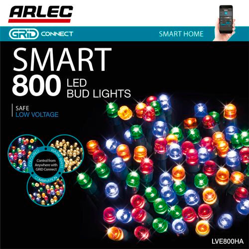 Arlec Smart 800 LED Bud Lights With Grid Connect / App Controlled - TheITmart
