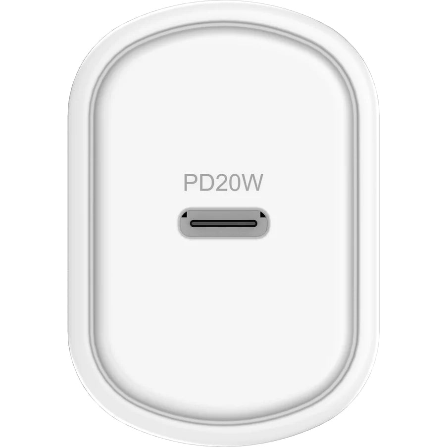 Cygnett PowerPlus 20W USB-C PD Wall Charger (White) - CY3612PDWCH