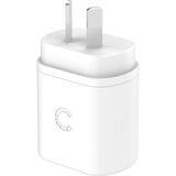 Cygnett PowerPlus 20W USB-C PD Wall Charger (White) - CY3612PDWCH