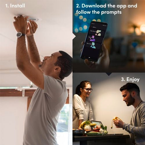 LIFX 700 Lumens Downlight White to Warm / Google Assistant Compatible