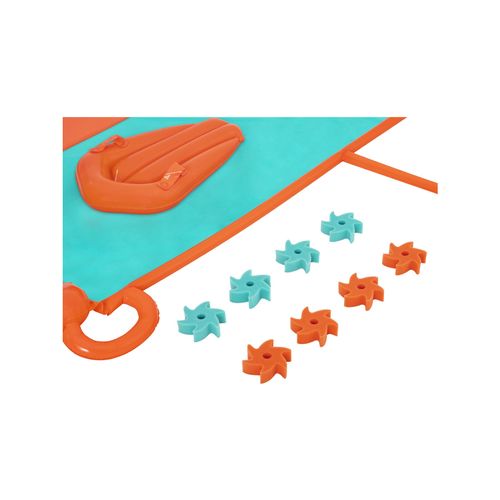 H2OGO! 4.88m Kids Sponge Soakers Double Water Slider/Suitable for Ages 3+Years