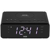 XCD AM/FM Clock Radio with Wireless Charging - XCDCLKRD2 / 20 Pre-Set Stations