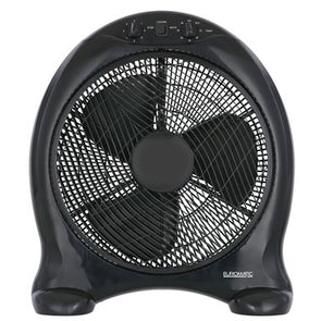 Euromatic Black 40cm Box Fan / 3 Speed Settings