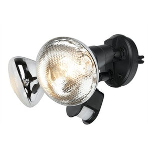 Security Sensor Light Brilliant On-Guard Twin Black Halogen