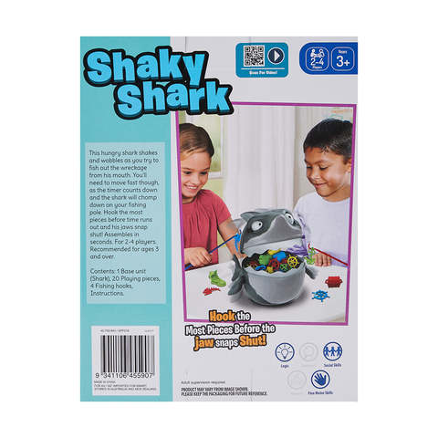 25 Pieces Shaky Shark Fishing Game / Suitable for Ages 3+ Years