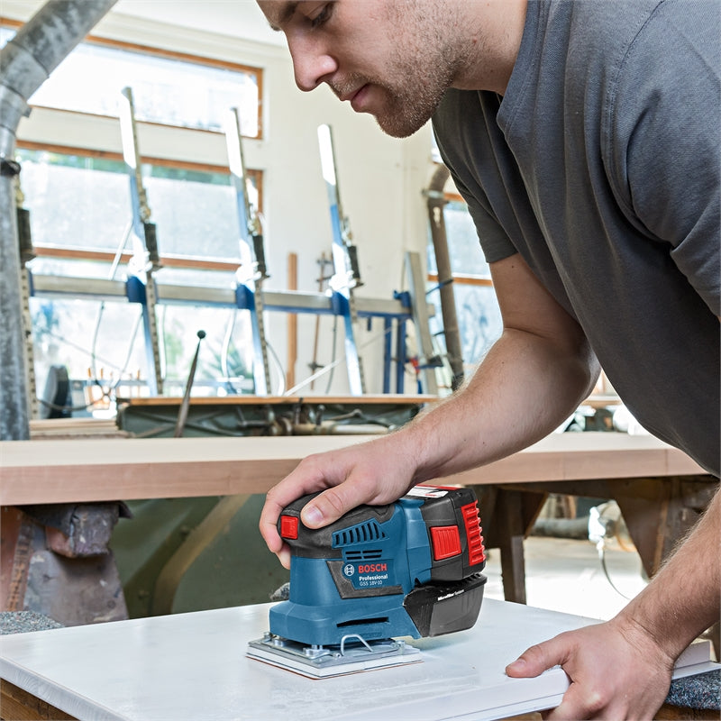Bosch Blue 18V GSS 18V-10 Orbital Sander/Perfect Finish In Every Situation - TheITmart