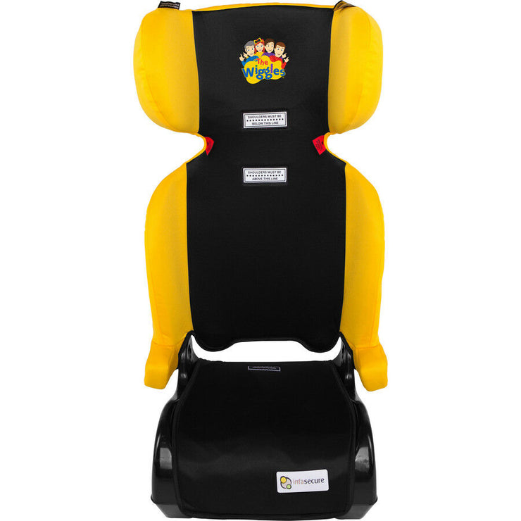 InfaSecure Wiggles Traveller 4-8 Years/High Reclining Backrest/Armrests- Yellow - TheITmart
