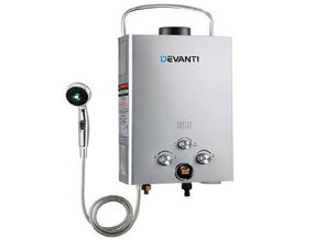 Outdoor LPG Gas Water Heater Portable Lightweight For Camping Caravans/50°C/8L/m - TheITmart