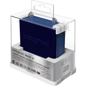 NEW Creative MUVO 2c Bluetooth Wireless/AUX/MP3 IP66 Speaker - BLUE - TheITmart