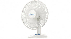 Omega Altise 30cm Desk Fan/3 Speed/80 Degree Oscillating/Built-in fan Guard - TheITmart