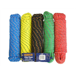 9mm x 30m Diamond Braided Polypropylene Rope/Lightweight/Rot & Abrasion resist - TheITmart