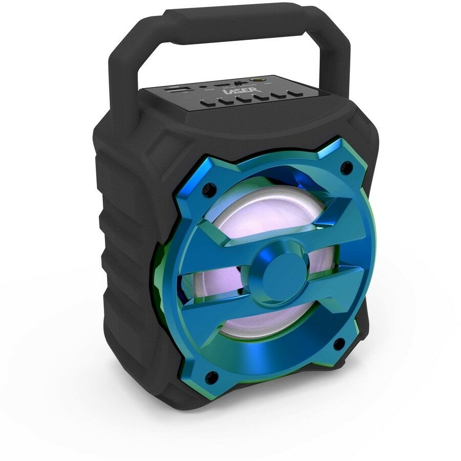 Laser Mini Party Bluetooth Speaker/AUX/MIC In/Dust & Water Resistant Tab/Phones - TheITmart