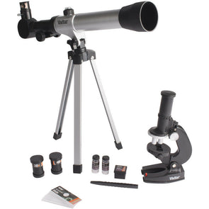 New Vivitar Microscope and Telescope Pack/Refractor telescope/tripod/Compass - TheITmart