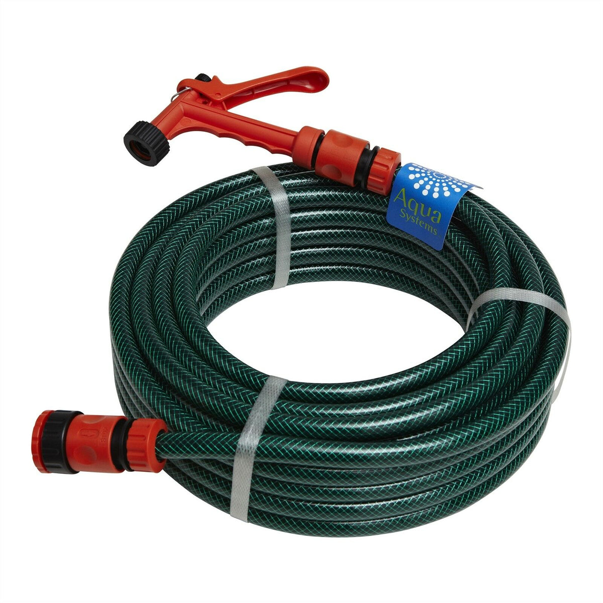 Aqua Systems 12mm x 15m Garden Hose/UV/Crush resistant for Watering Cars Gardens - TheITmart